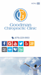 Mobile Screenshot of goodmanchiroclinic.com